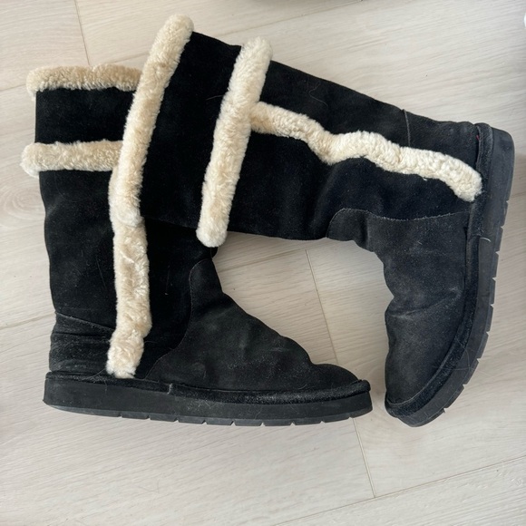 Michael Kors - Black Winter Tall II boots - Suede - Picture 3 of 9